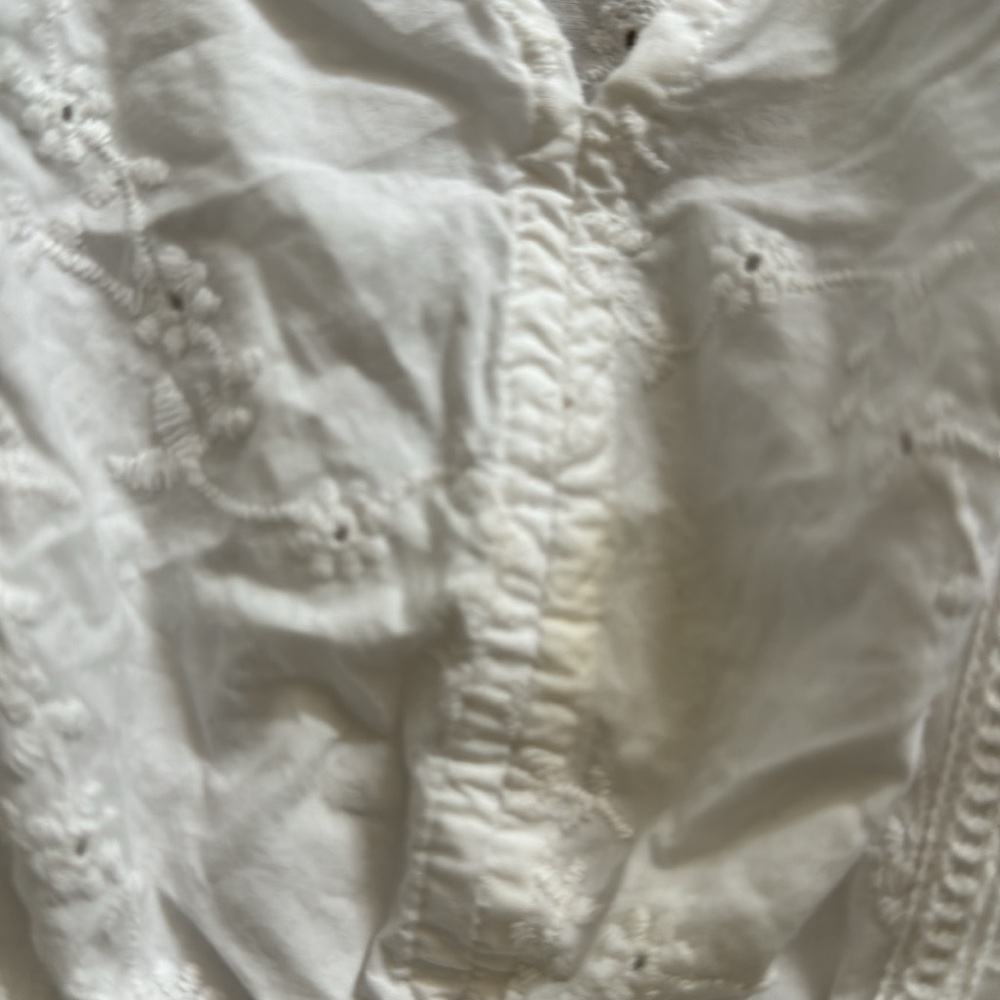 Zara White Long-Sleeve Maxi Dress - Picture 4 of 5